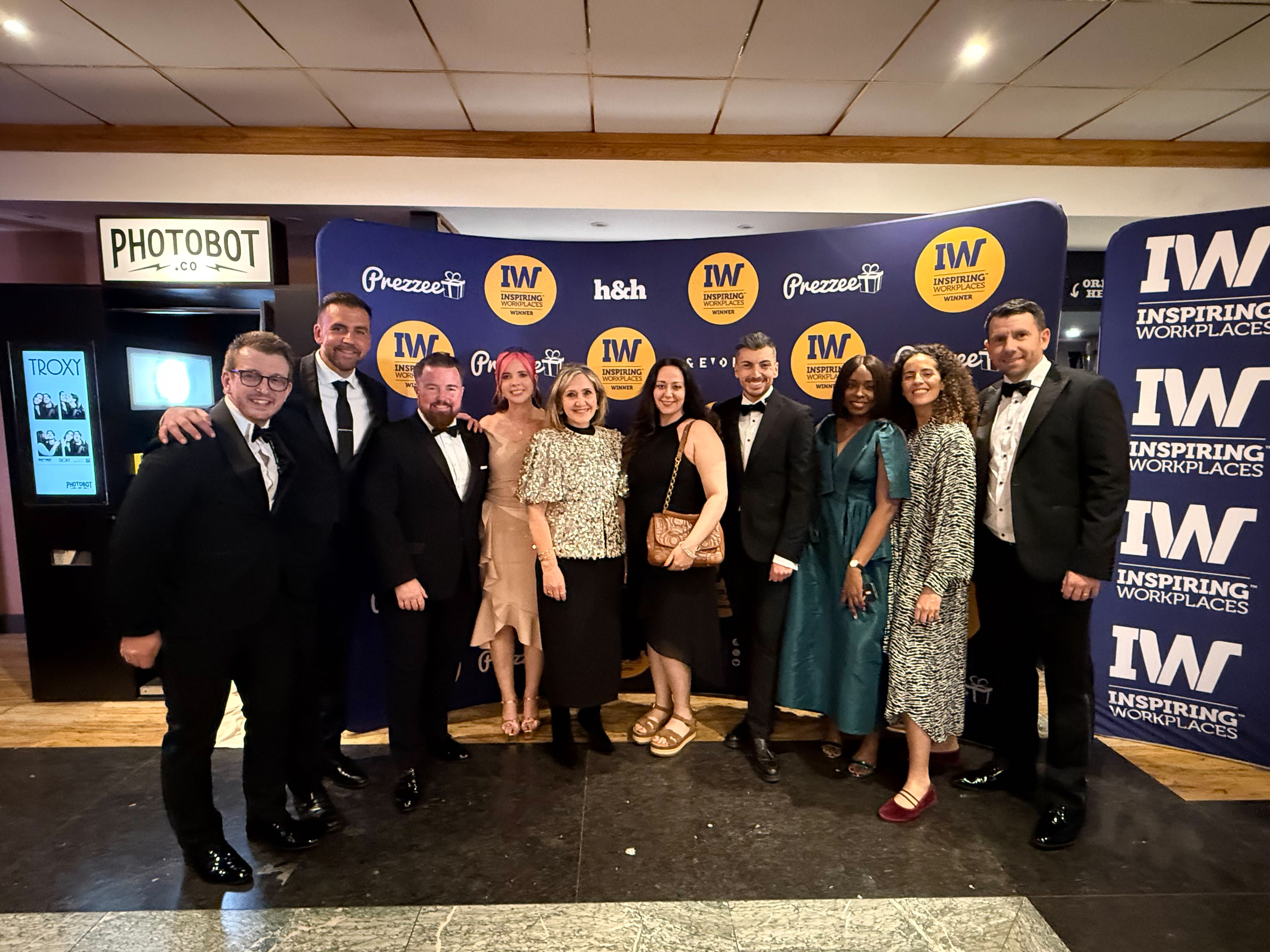 Pod Team at Inspiring Workplace Awards