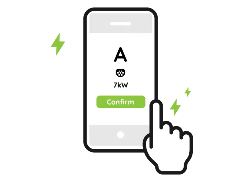 Start and confirm your charging session