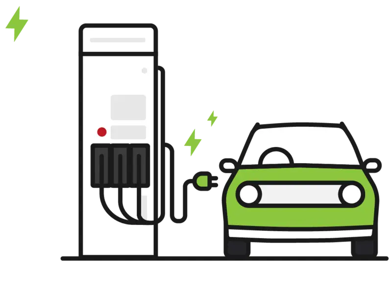 Connect your vehicle to the charger