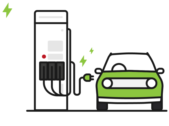 Connect your vehicle to the charger