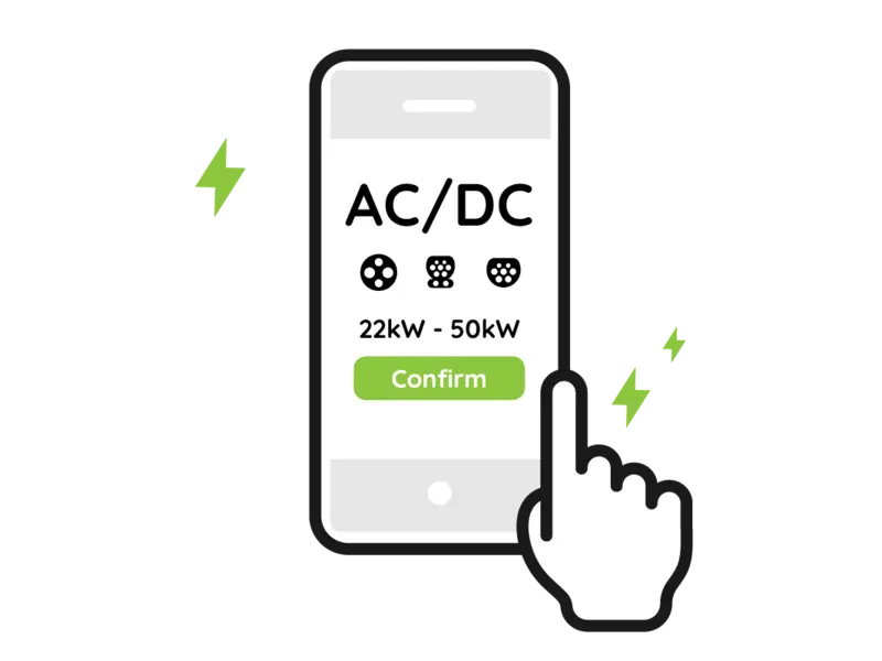 Start and confirm your charging session
