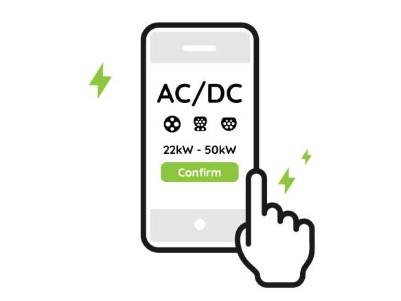 Start and confirm your charging session